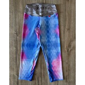 Fit Mama Triangular Diamond Crop Leggings